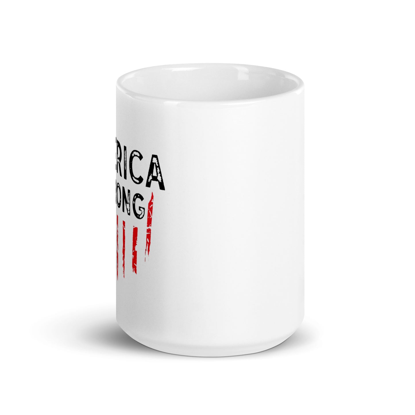 America Strong White Coffee Mug