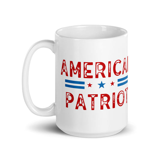 American Patriot White Coffee Mug