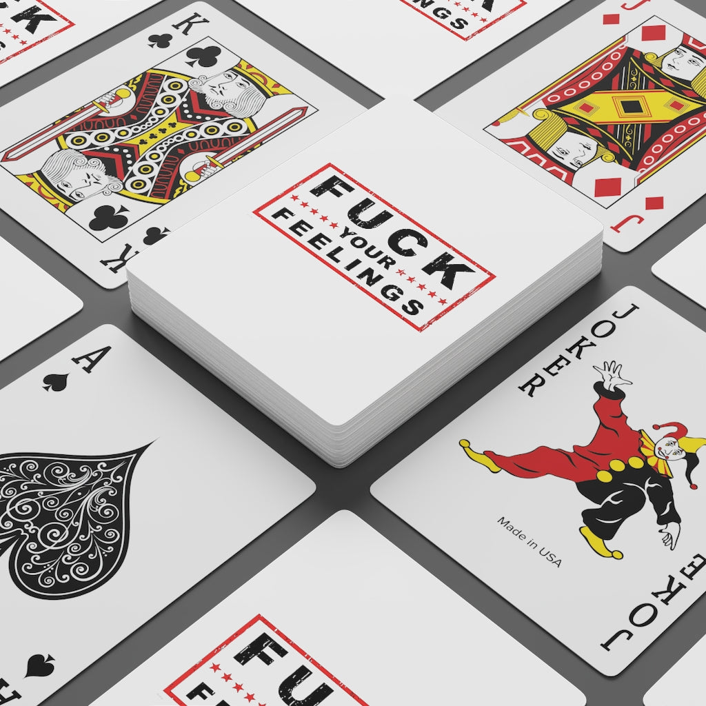 Fu*k Your Feelings Custom Poker Cards