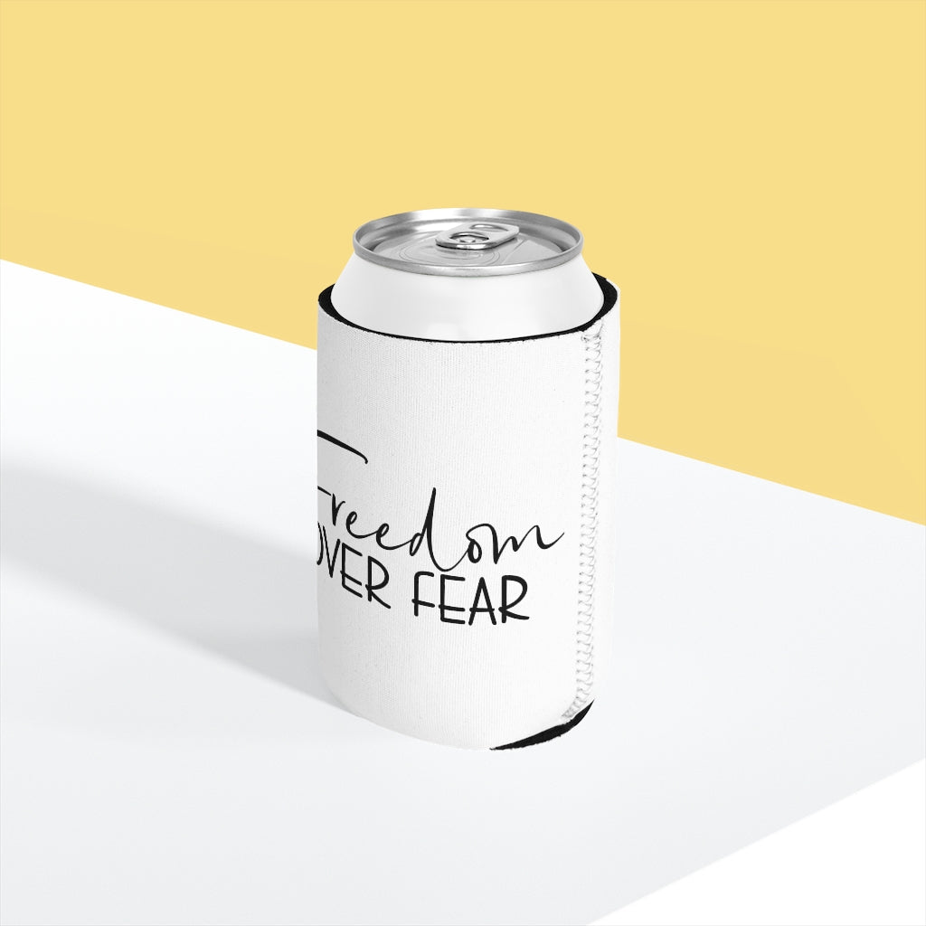 Freedom Over Fear Koozie