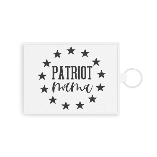 Patriot Mama  Leather Card Holder