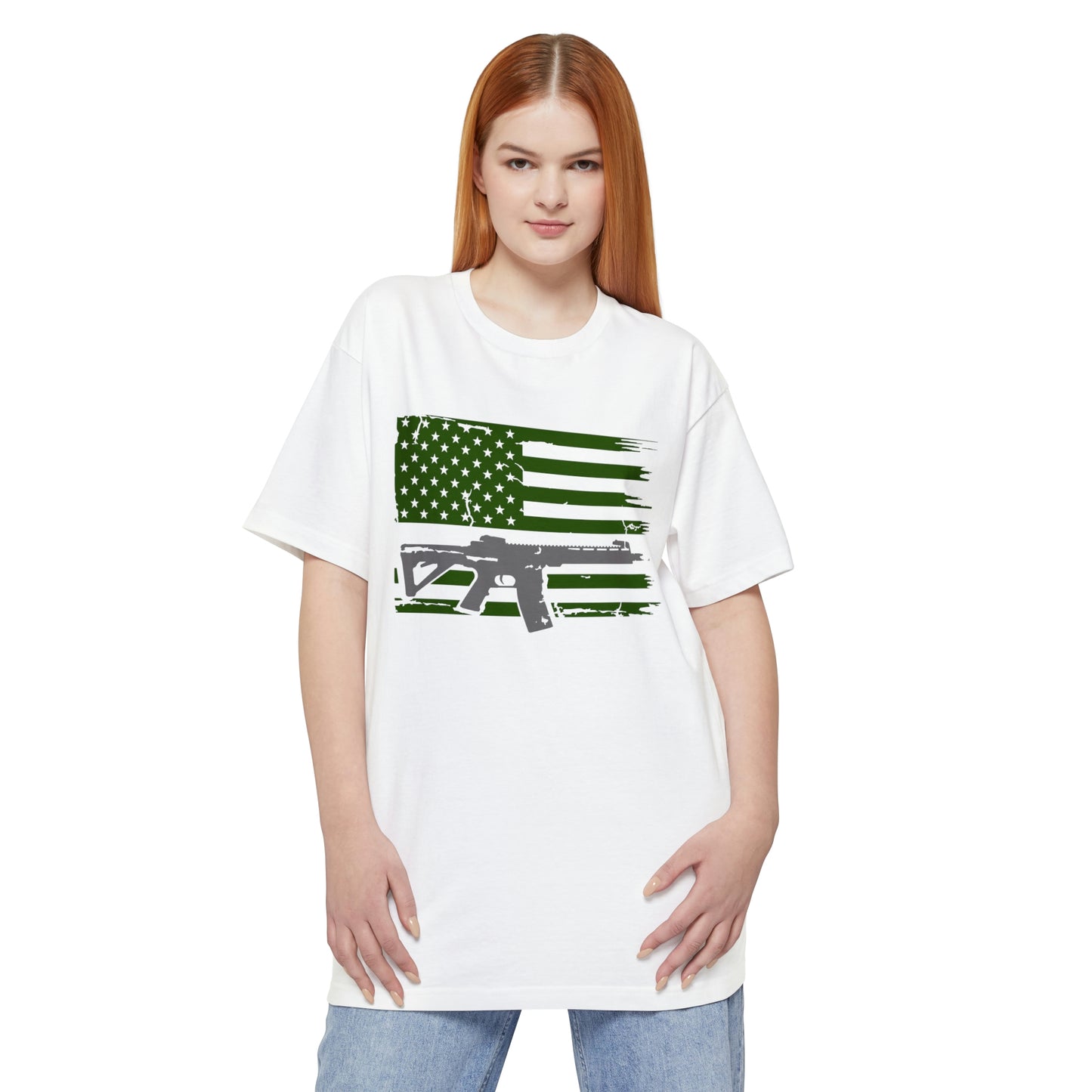 USA Gun Flag Shirt BIG AND TALL SIZES