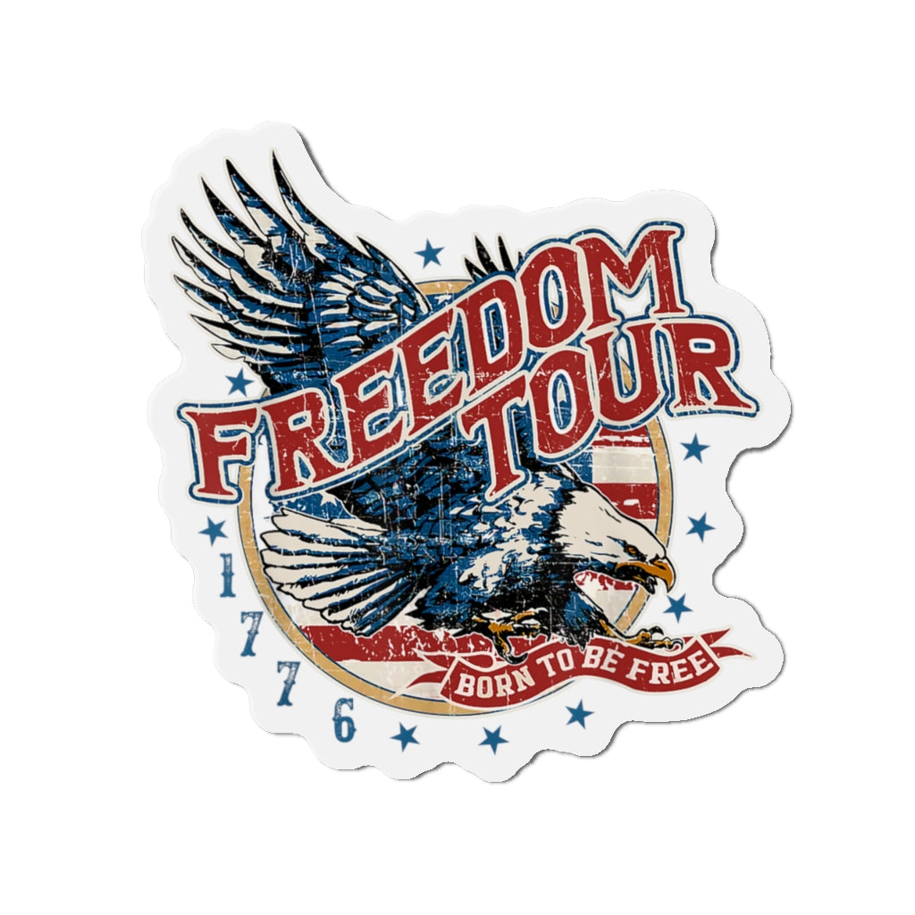 Freedom Tour 1776 Kiss-Cut Magnets