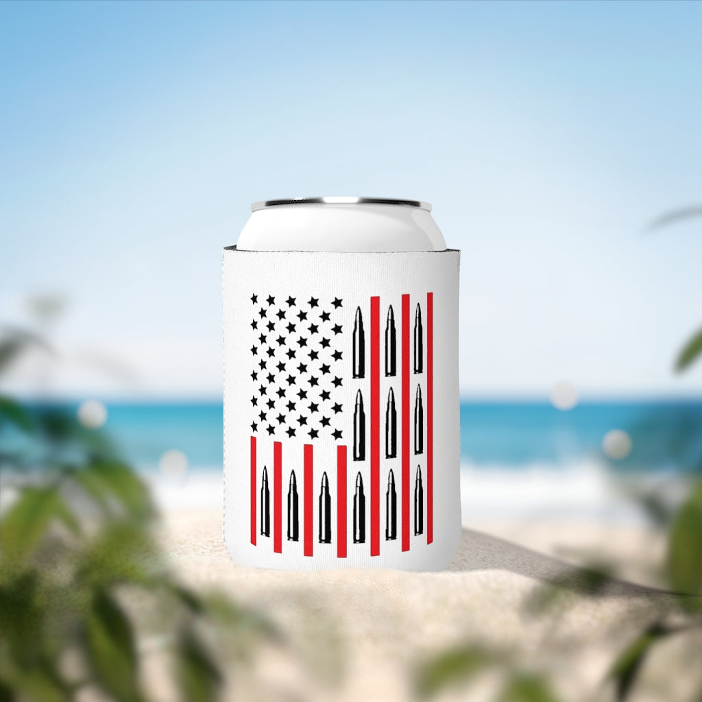 556 Ammo Flag Koozie