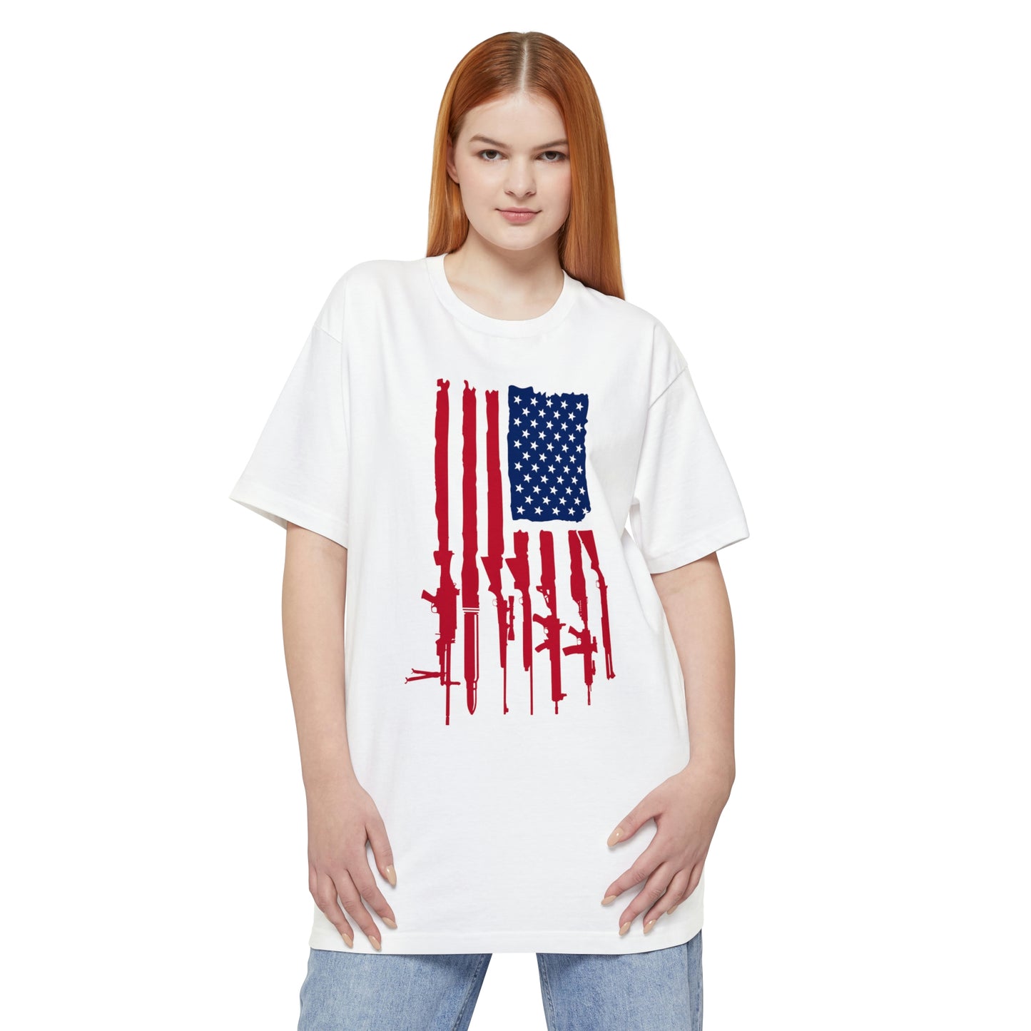 USA Gun Flag BIG AND TALL SIZES