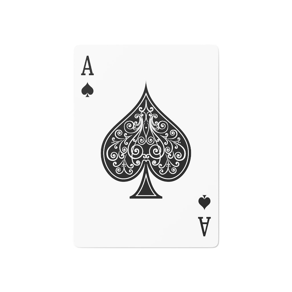 We Are Not Descended From Fearful Men Custom Poker Cards