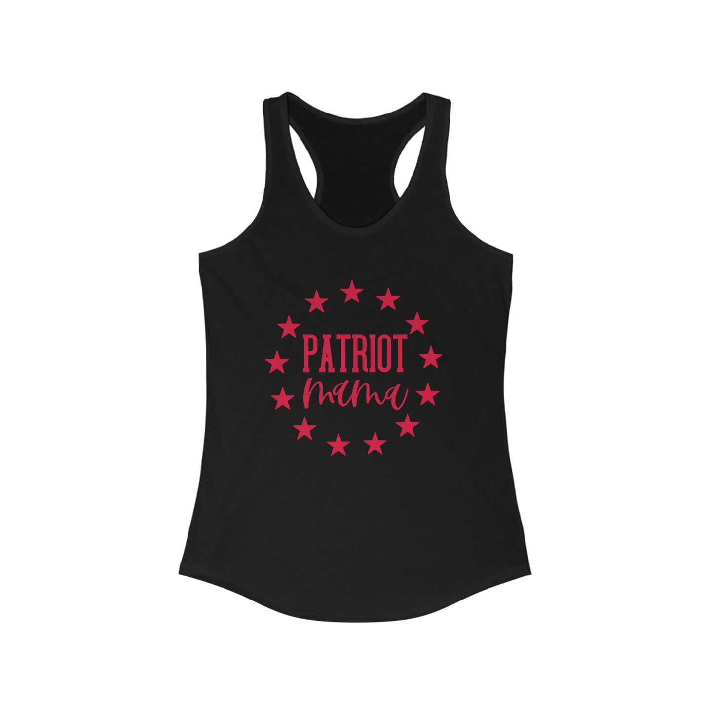 Patriot Mama (RED) Women's Racerback Tank