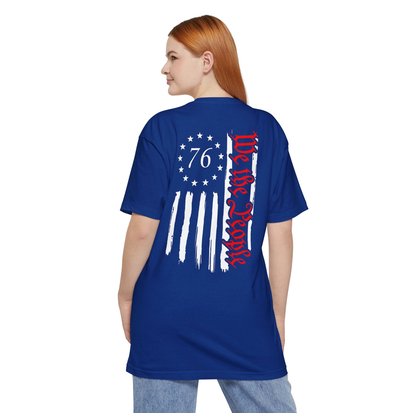 Mens We The People 1776 Stars Distressed American Flag Big and Tall S