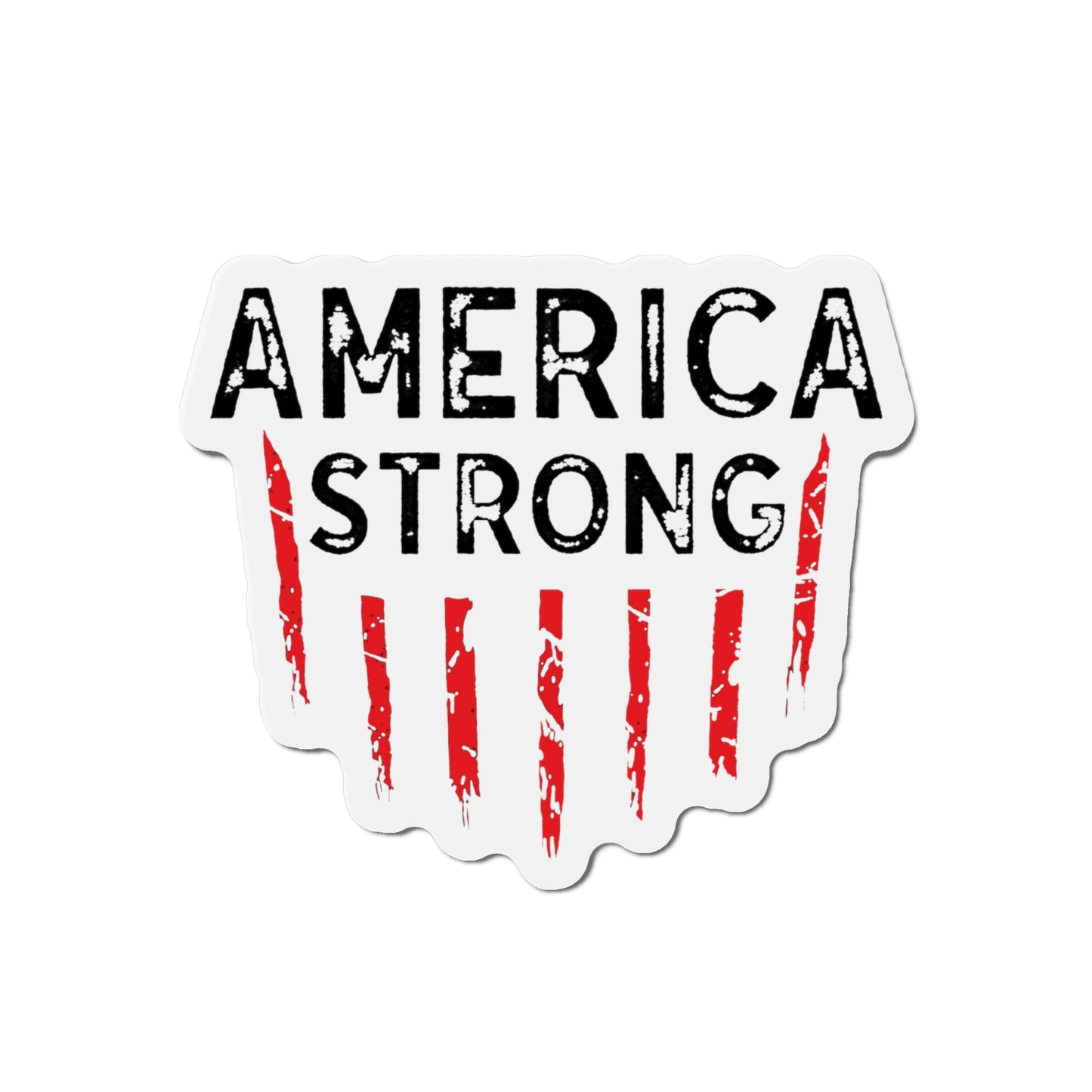 America Strong Die-Cut Magnet