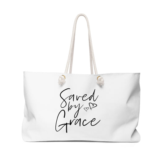 Saved By Grace Large Weekender Bag