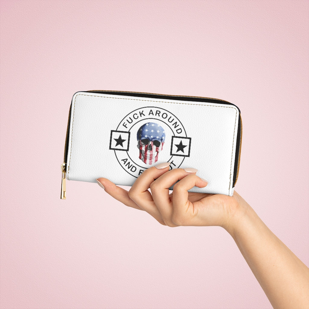 FAFO Fu*k Around and Find Out Zipper Wallet