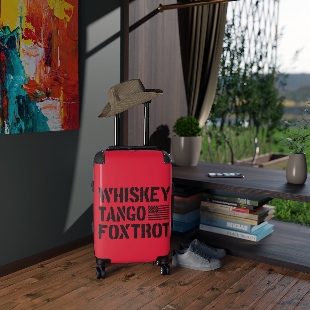 Whiskey Tango Foxtrot Cabin Suitcase