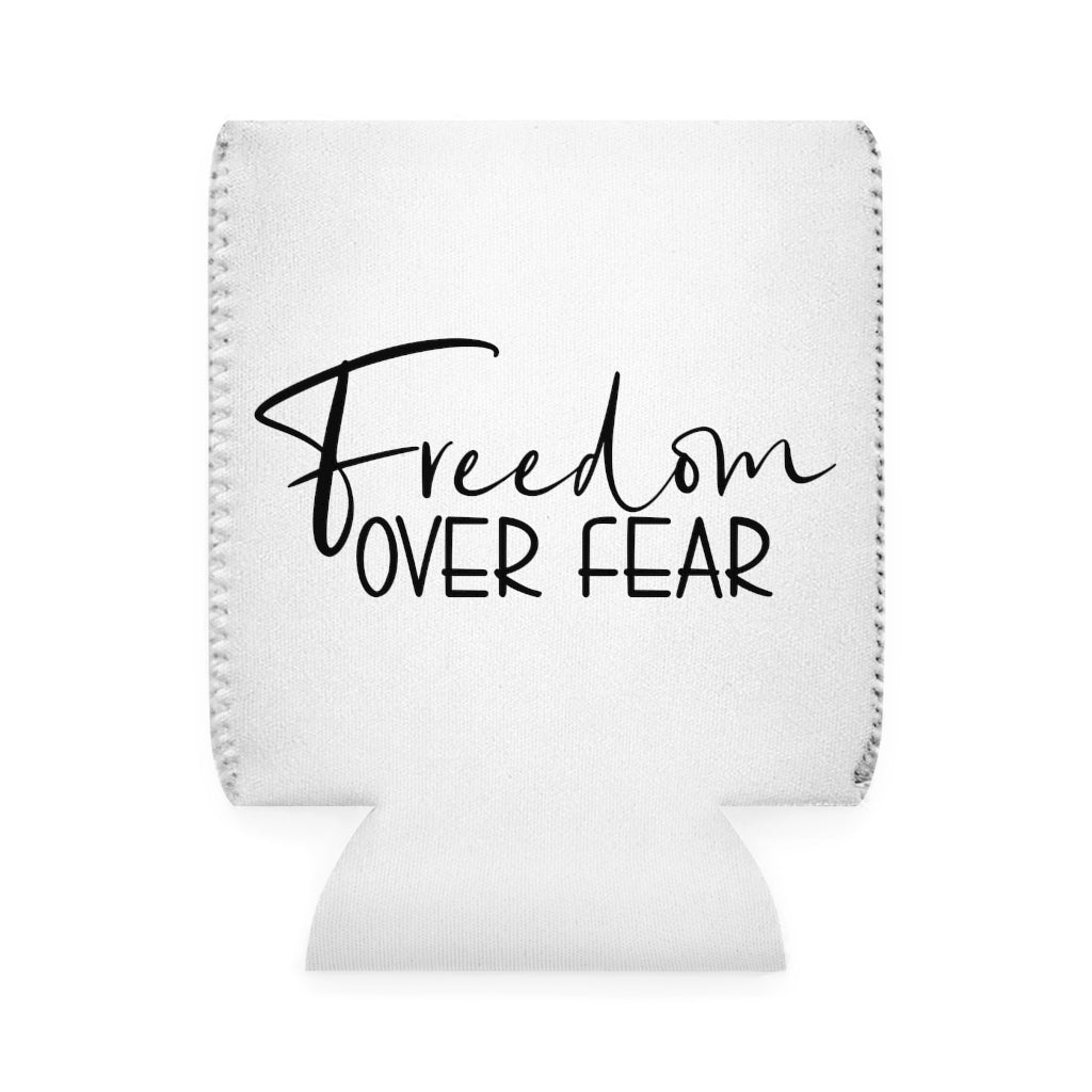 Freedom Over Fear Koozie