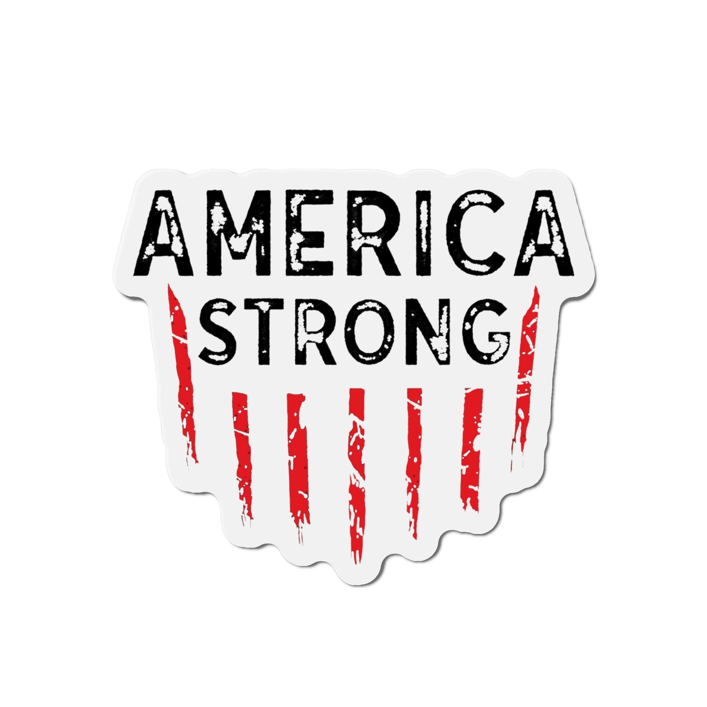 America Strong Die-Cut Magnet