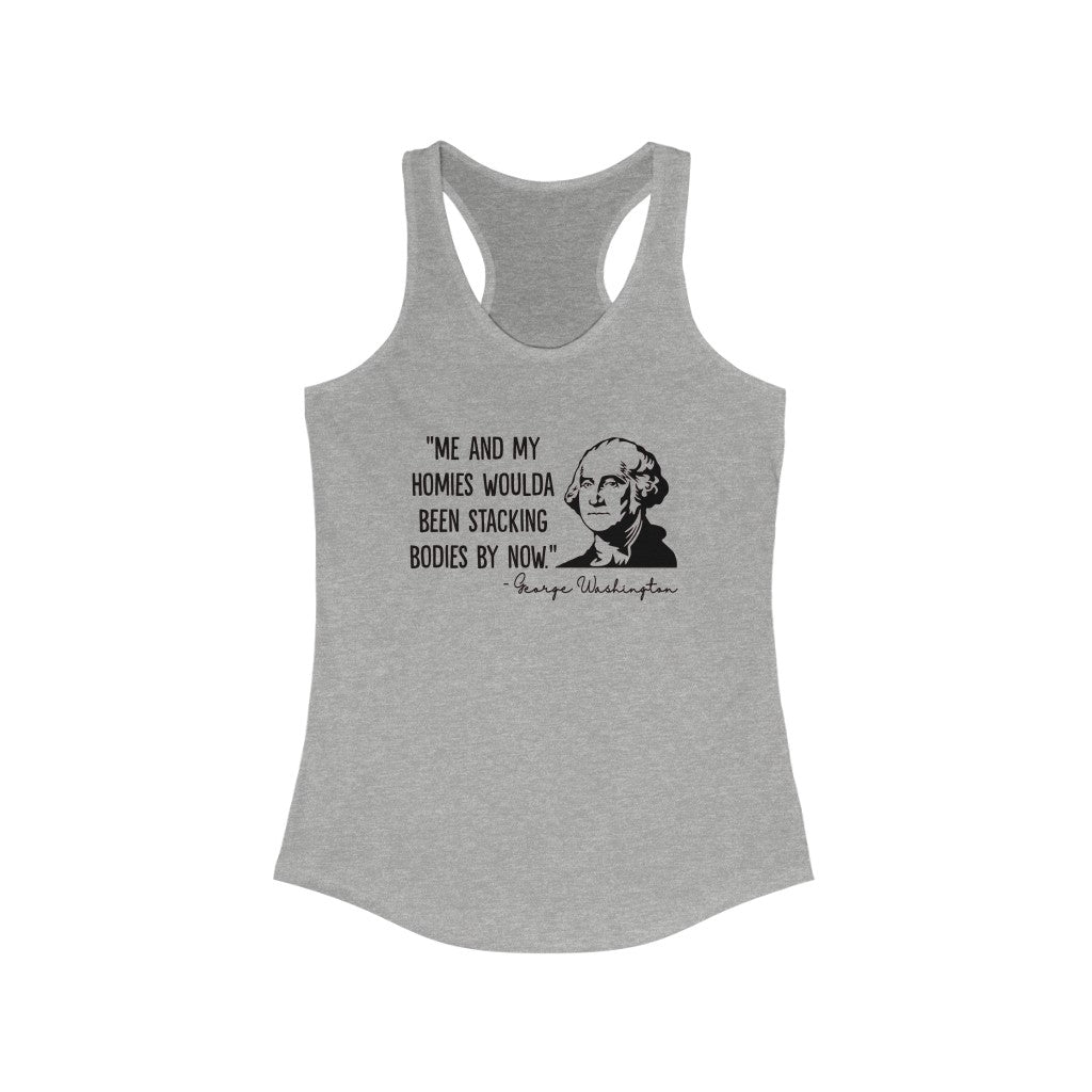 George Washington & His Homies Women's Racerback Tank