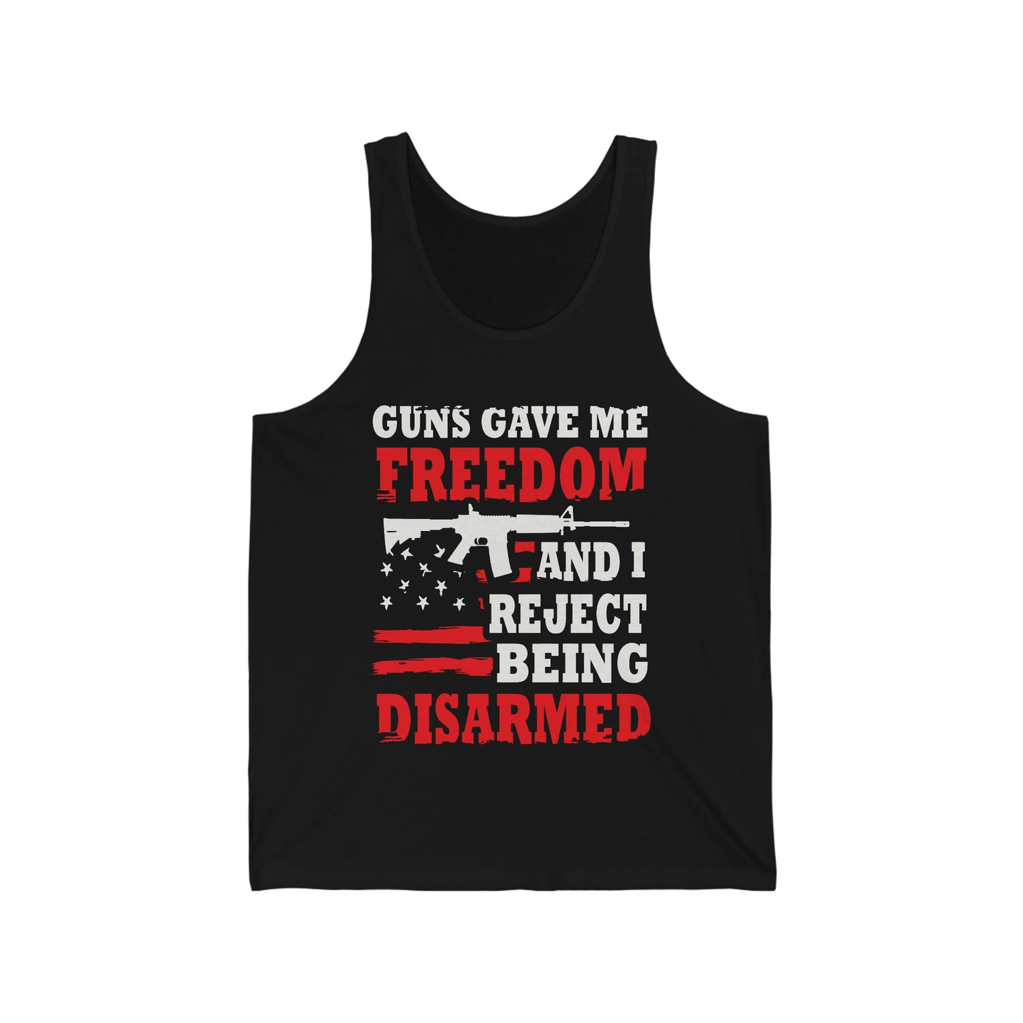 Mens Reject Being Disarmed Jersey Tank