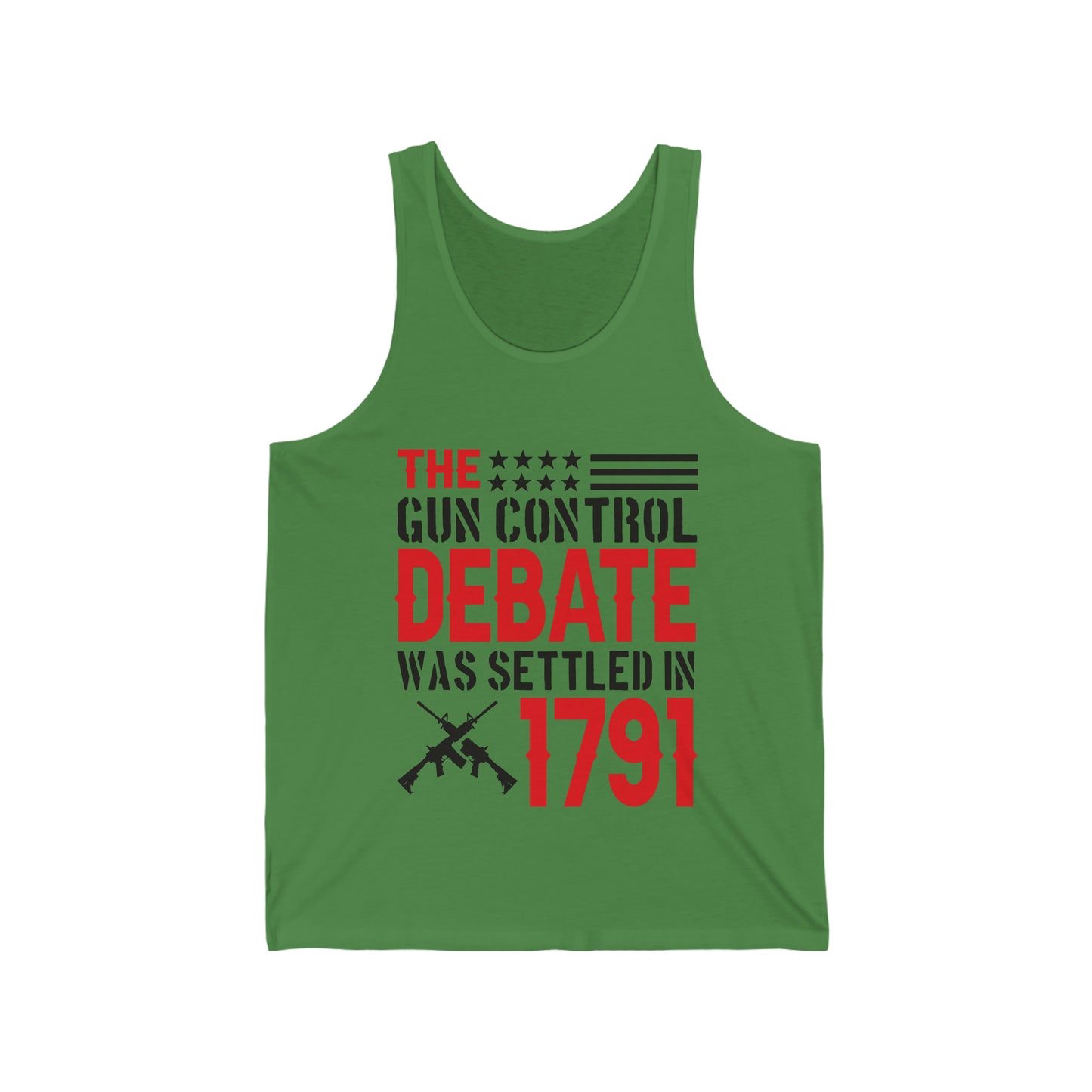 Gun Control Debate Mens Jersey Tank