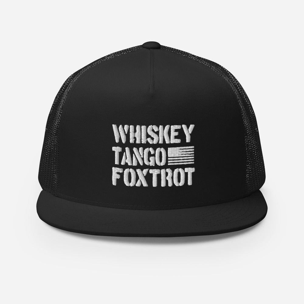 Whiskey Tango Foxtrot Unisex Trucker Cap