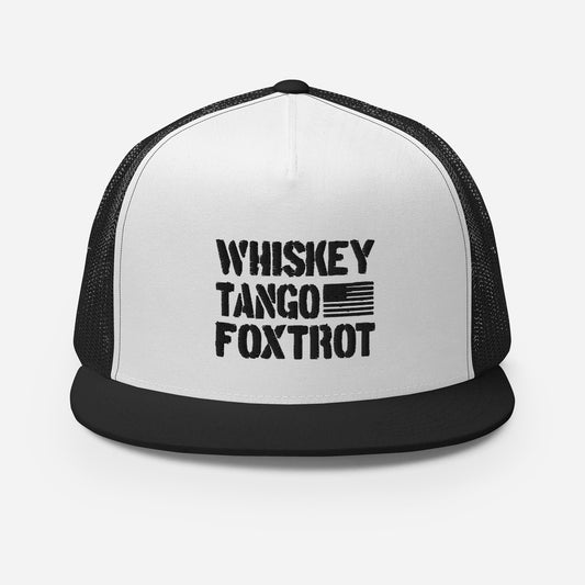 Whiskey Tango Foxtrot  Unisex Trucker Cap