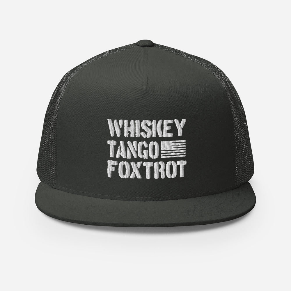 Whiskey Tango Foxtrot Unisex Trucker Cap