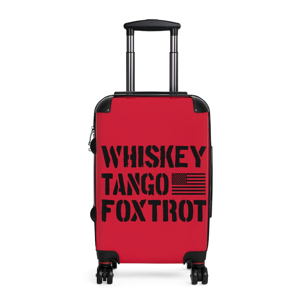 Whiskey Tango Foxtrot Cabin Suitcase