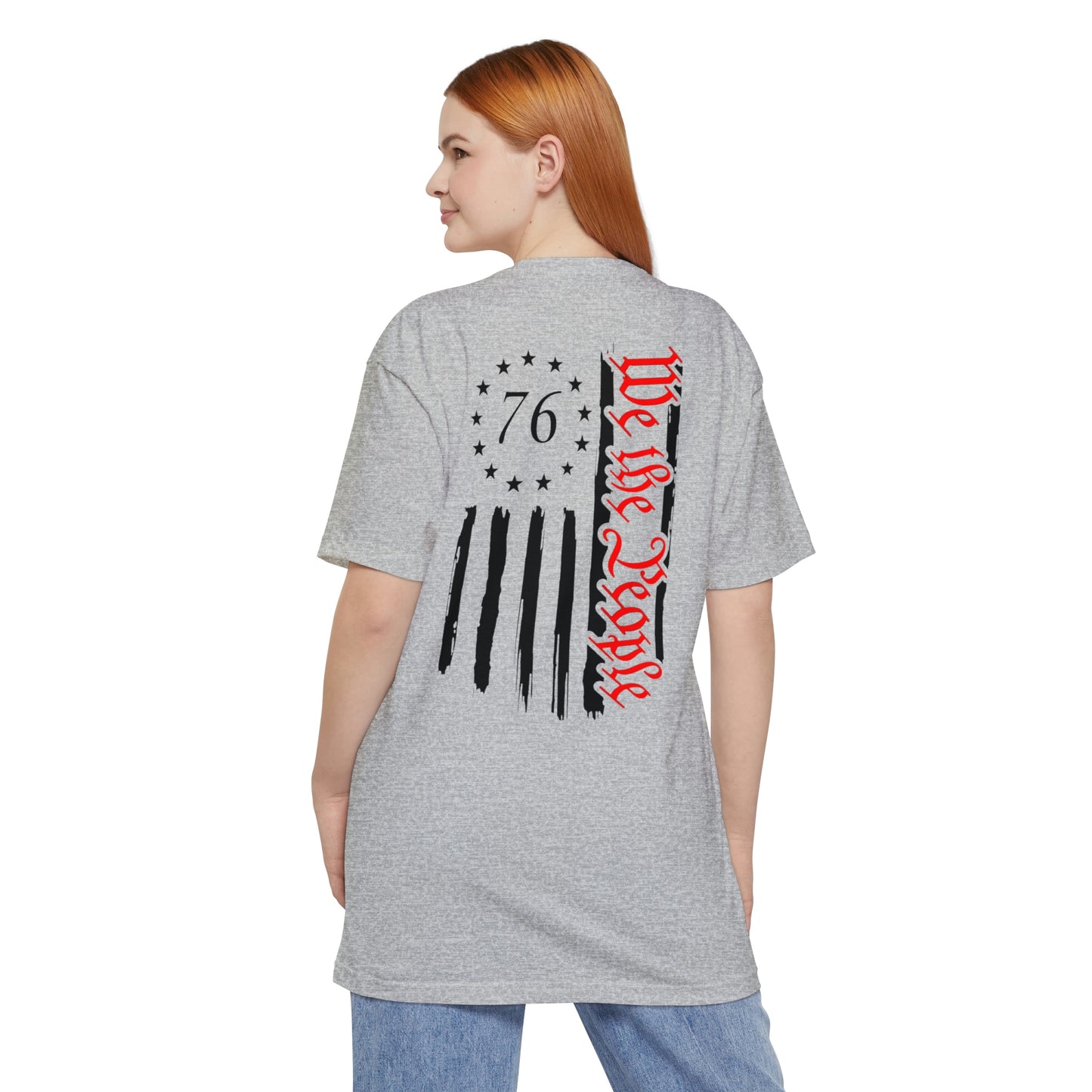 Mens We The People 1776 Stars Distressed American Flag Big and Tall S