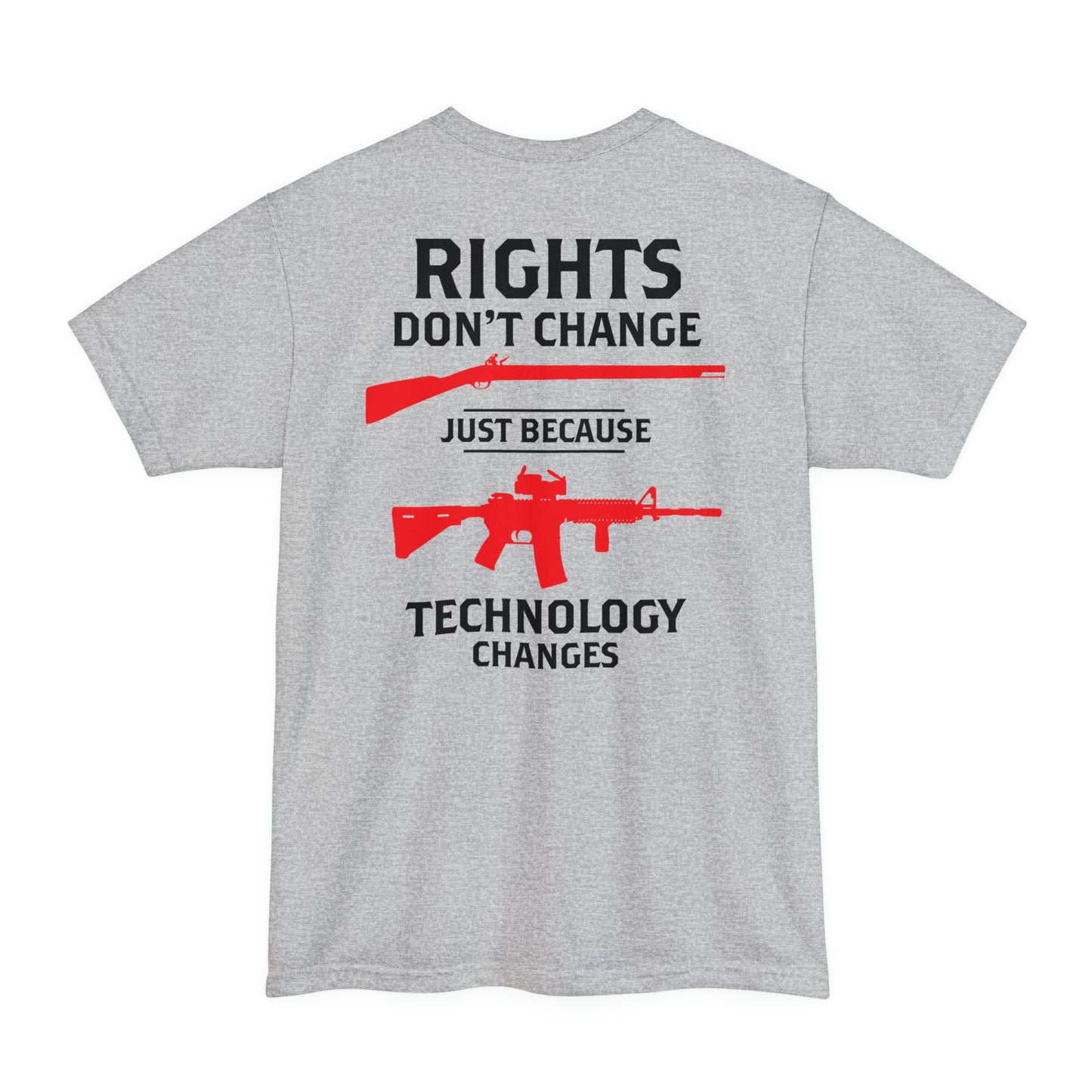 Rights Don't Change Just Because Technology Changes BIG AND TALL SIZES