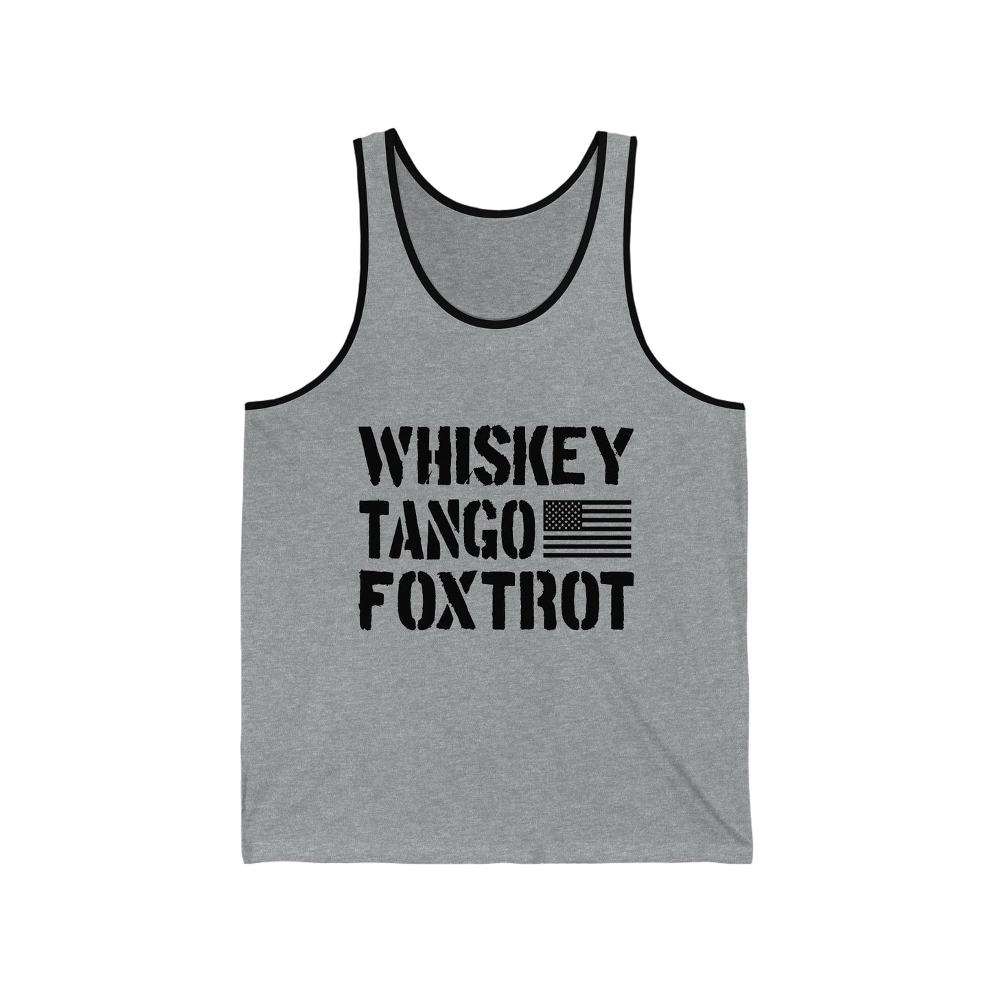 Whiskey Tango Foxtrot Unisex Jersey Tank