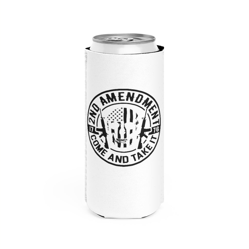 2nd Amendment: Come and Take It Koozie/ Slim Can Cooler