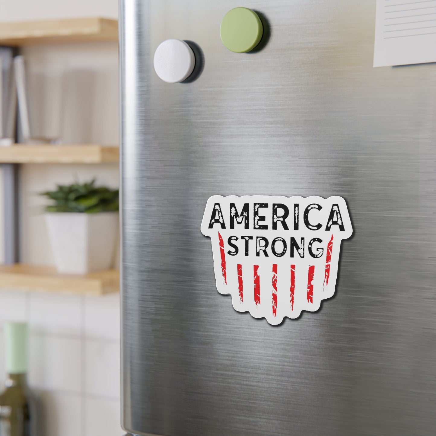 America Strong Die-Cut Magnet