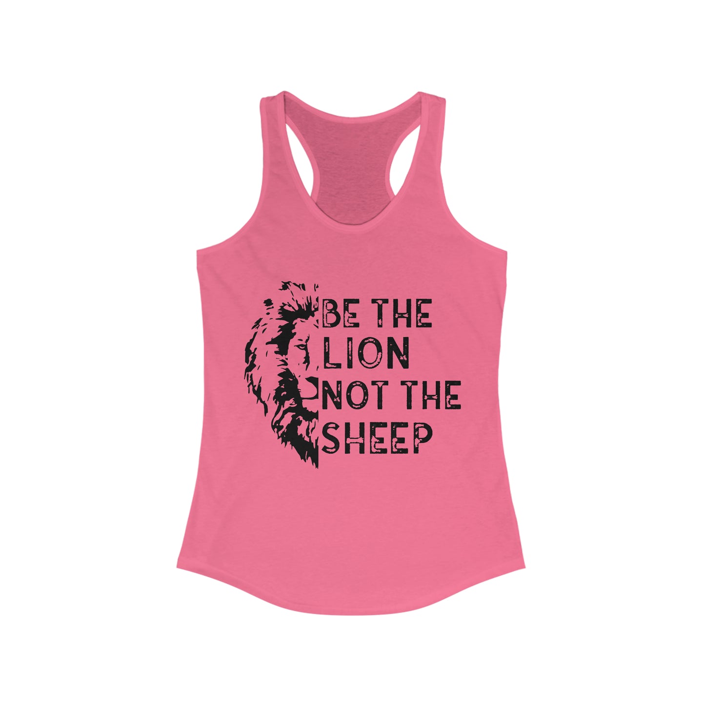 Be The Lion Not The Sheep Women's Racerback Tank