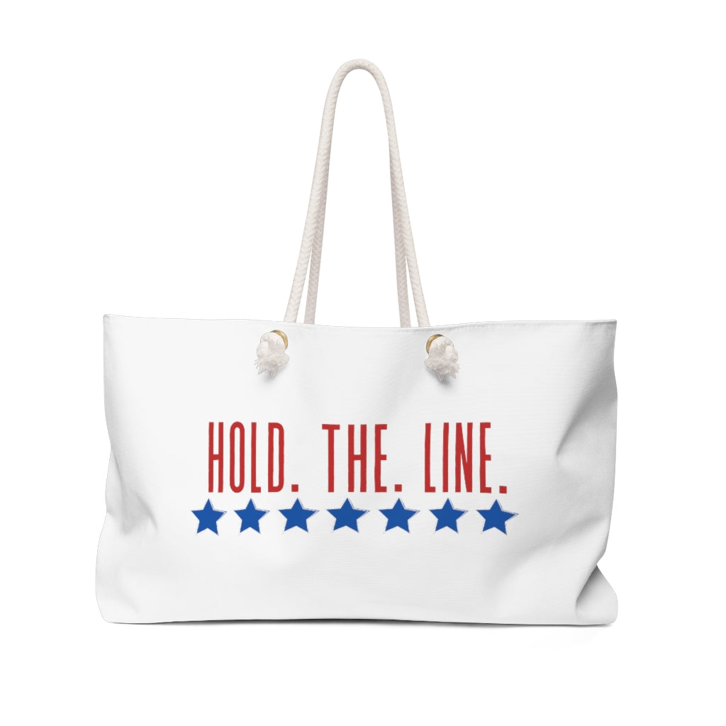 Hold The Line Large Weekender Bag