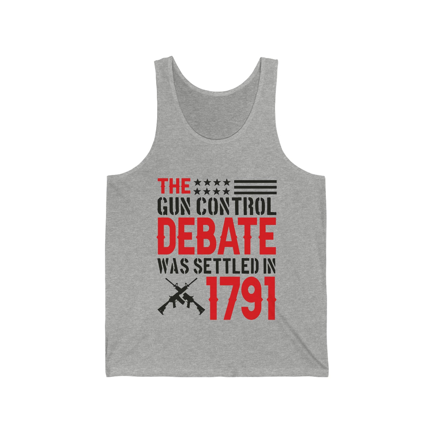 Gun Control Debate Mens Jersey Tank