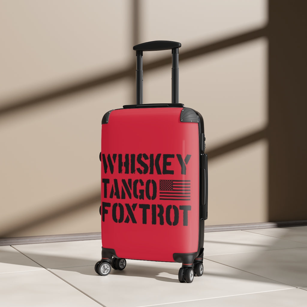 Whiskey Tango Foxtrot Cabin Suitcase