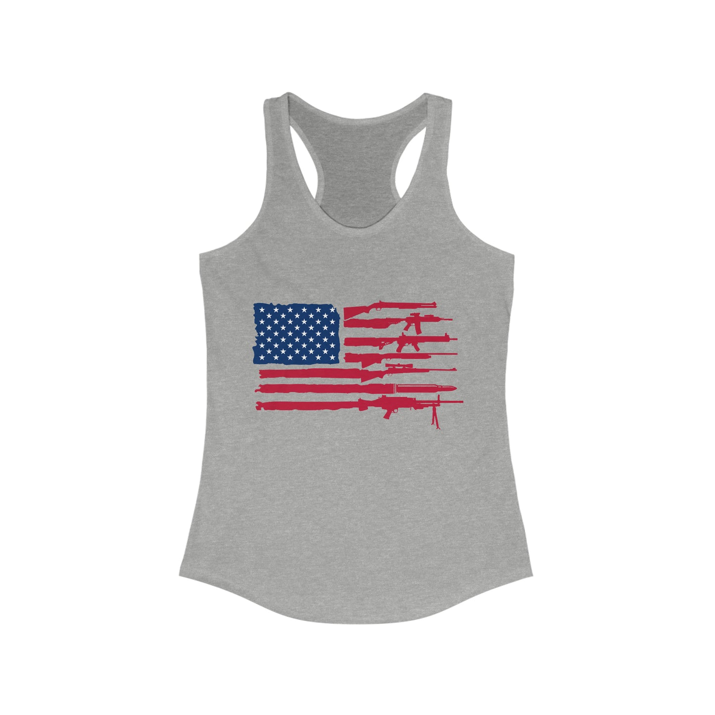 Women's Firearms Flag Racerback Tank