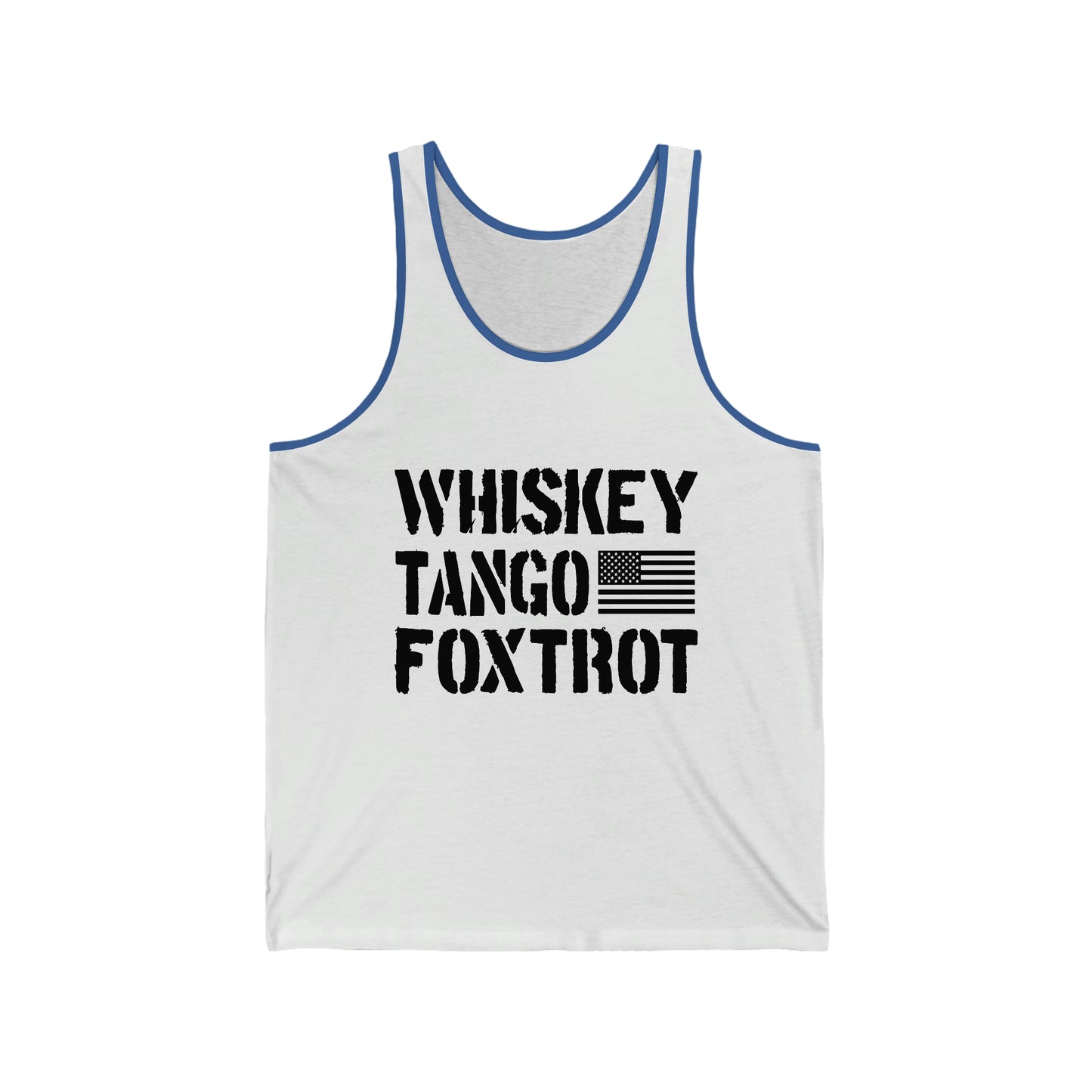 Whiskey Tango Foxtrot Unisex Jersey Tank