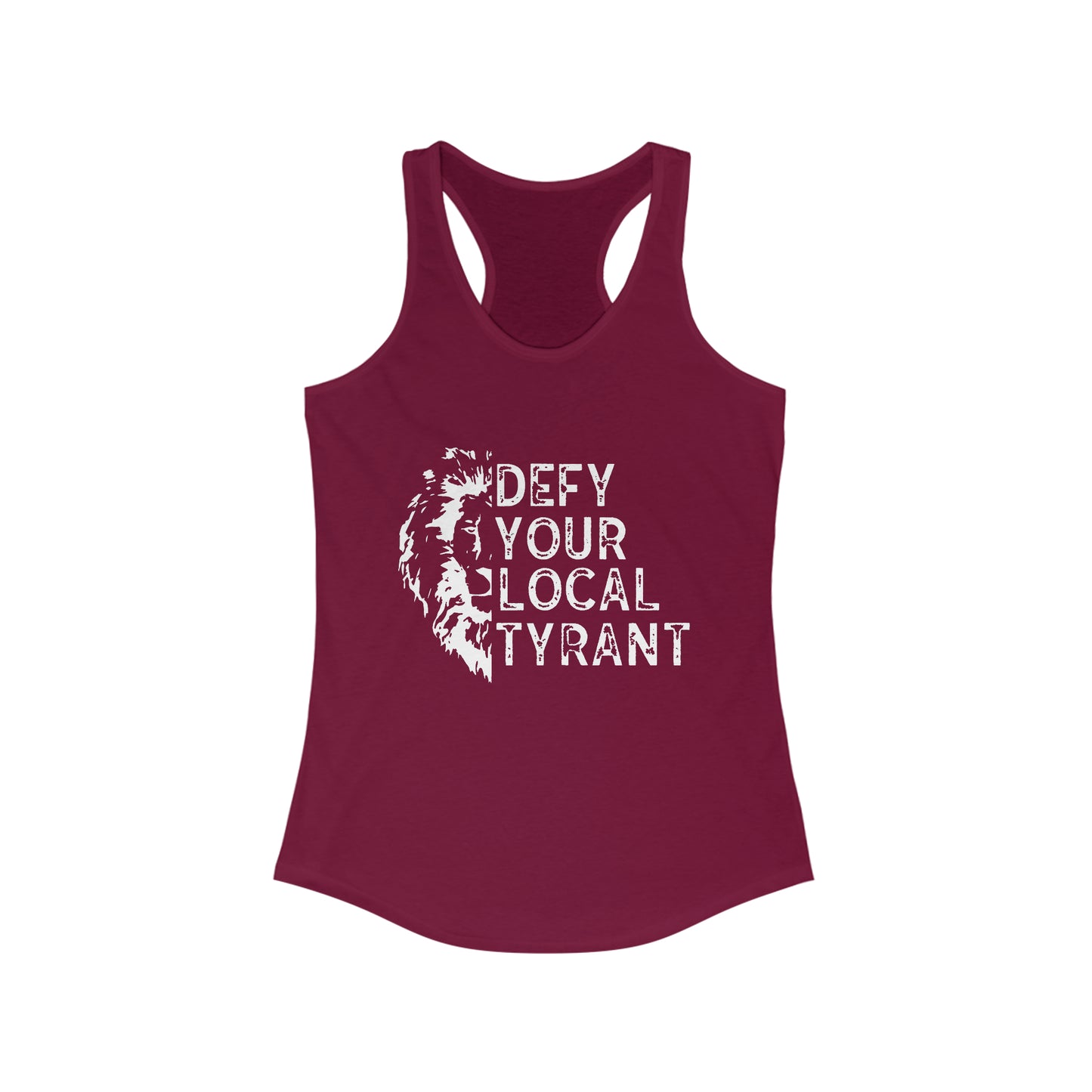 Defy Your Local Tyrant Women's Racerback Tank