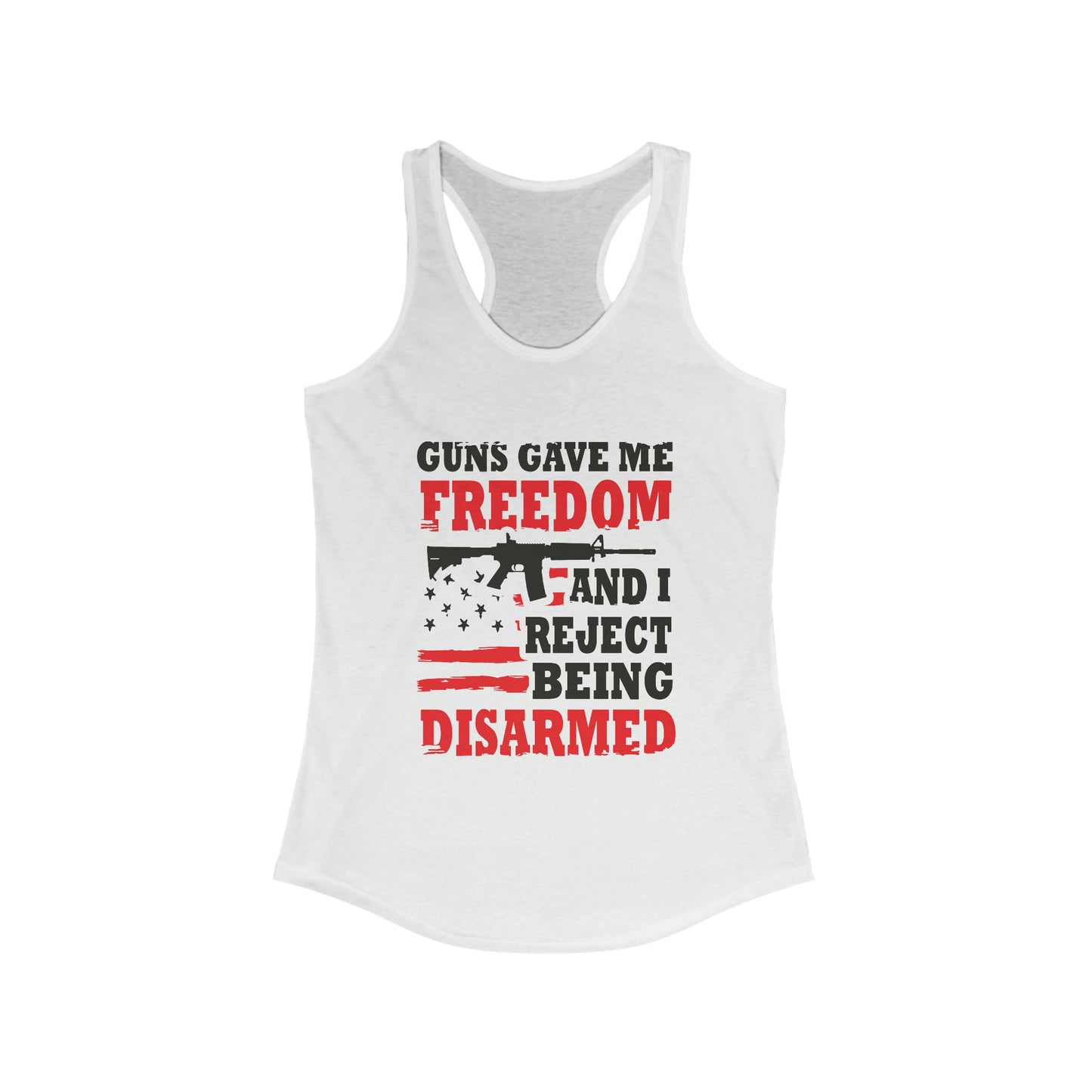 Reject Being Disarmed Women's Racerback Tank