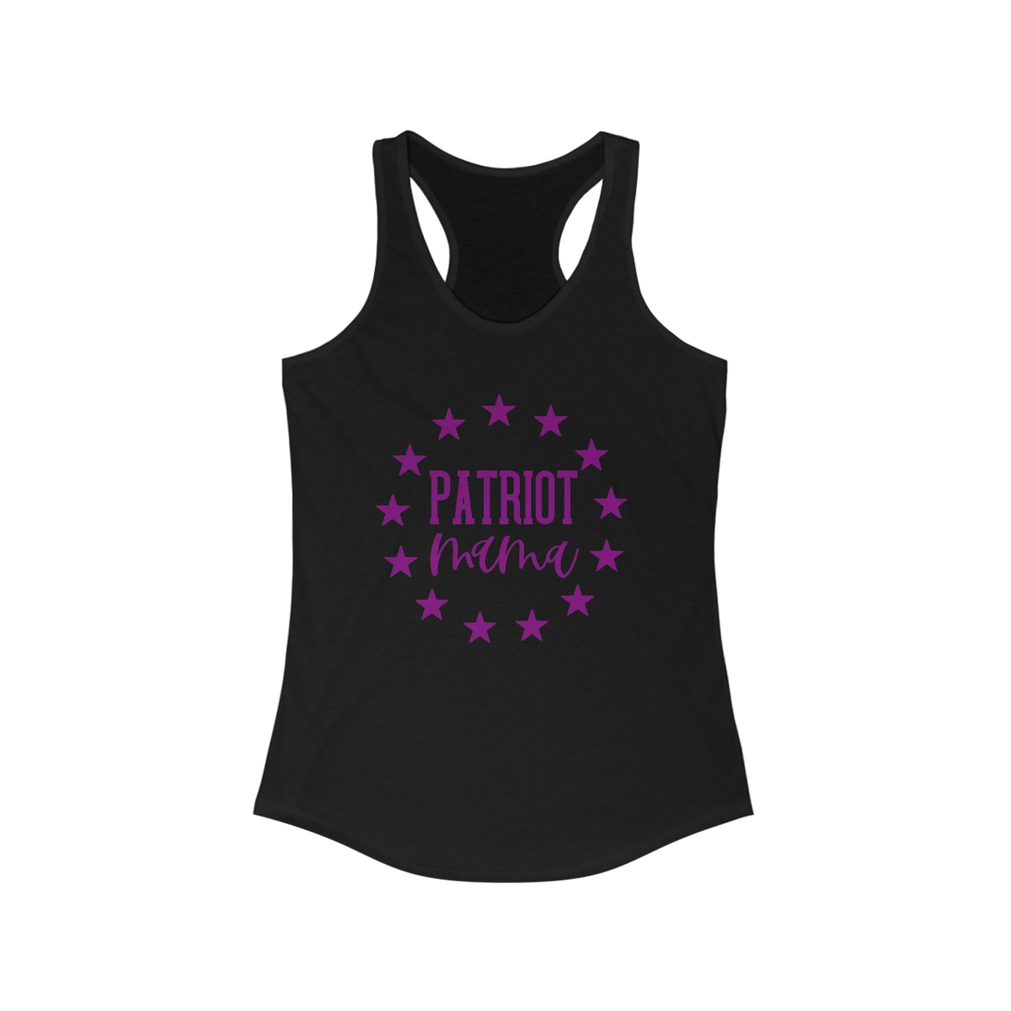 Patriot Mama (Purple) Women's Racerback Tank