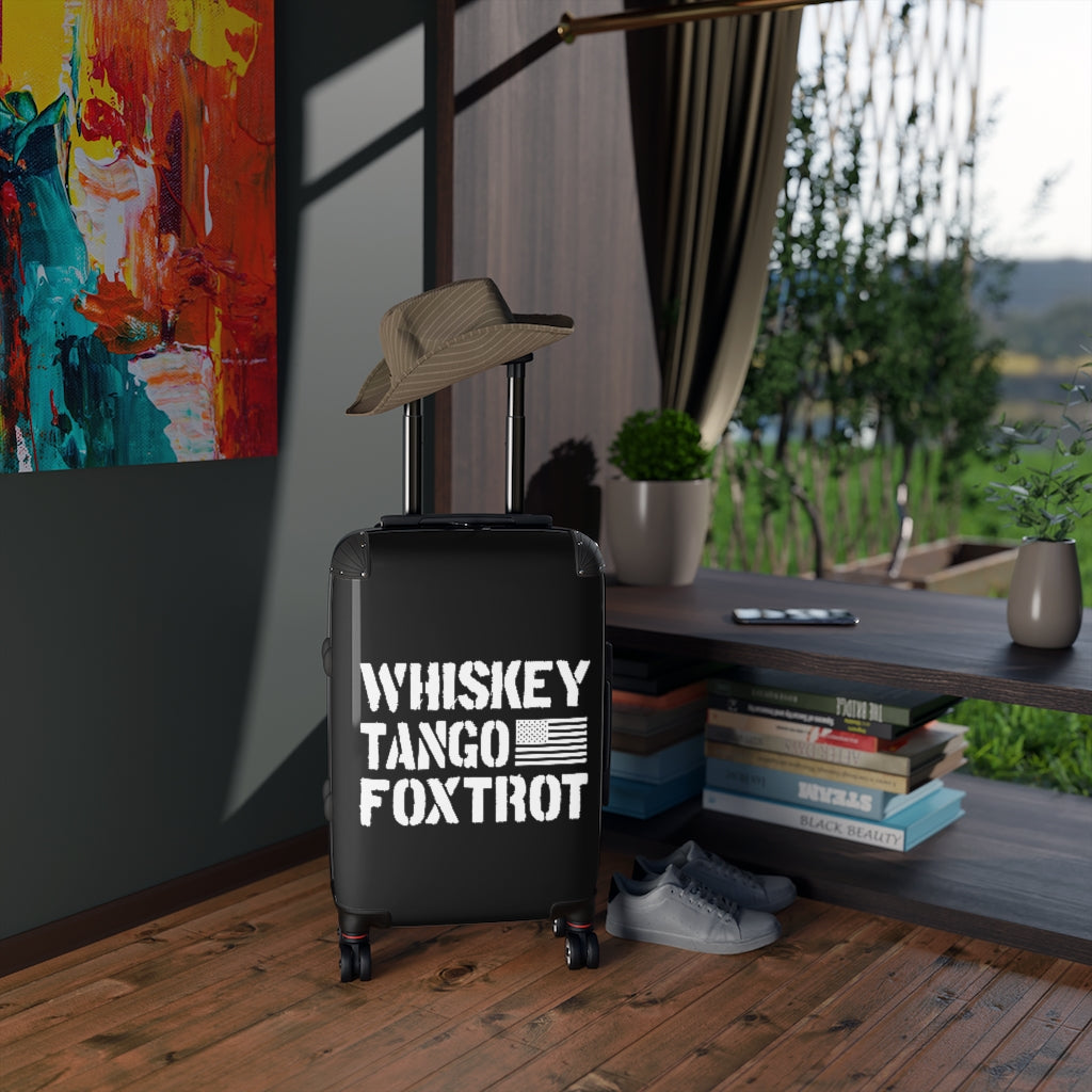 Whiskey Tango Foxtrot Cabin Suitcase