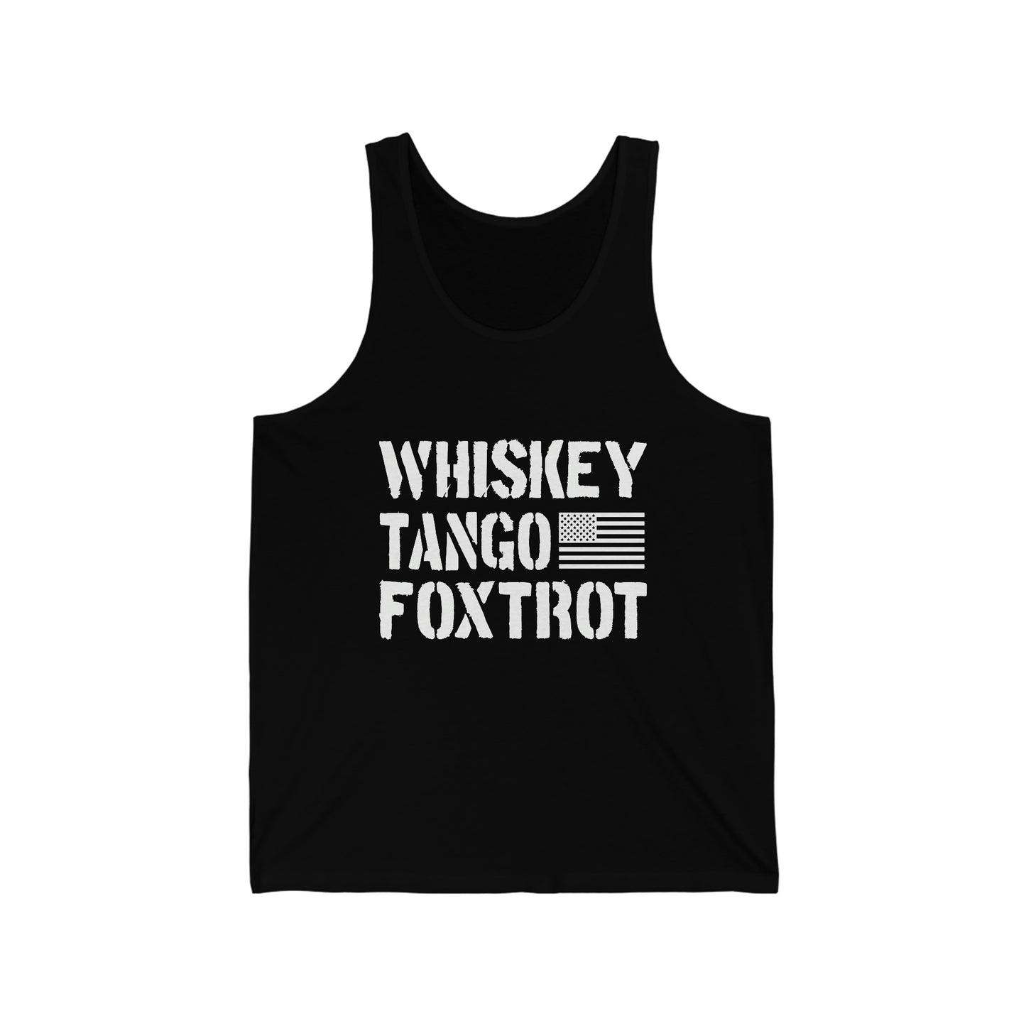 Whiskey Tango Foxtrot Unisex Jersey Tank