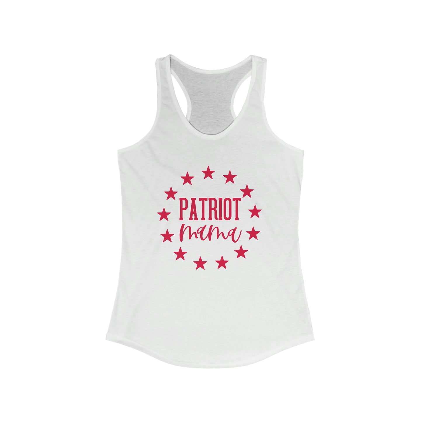 Patriot Mama (RED) Women's Racerback Tank