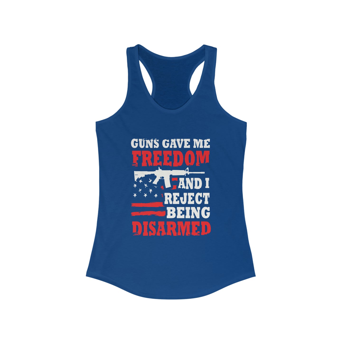 Reject Being Disarmed Women's Racerback Tank