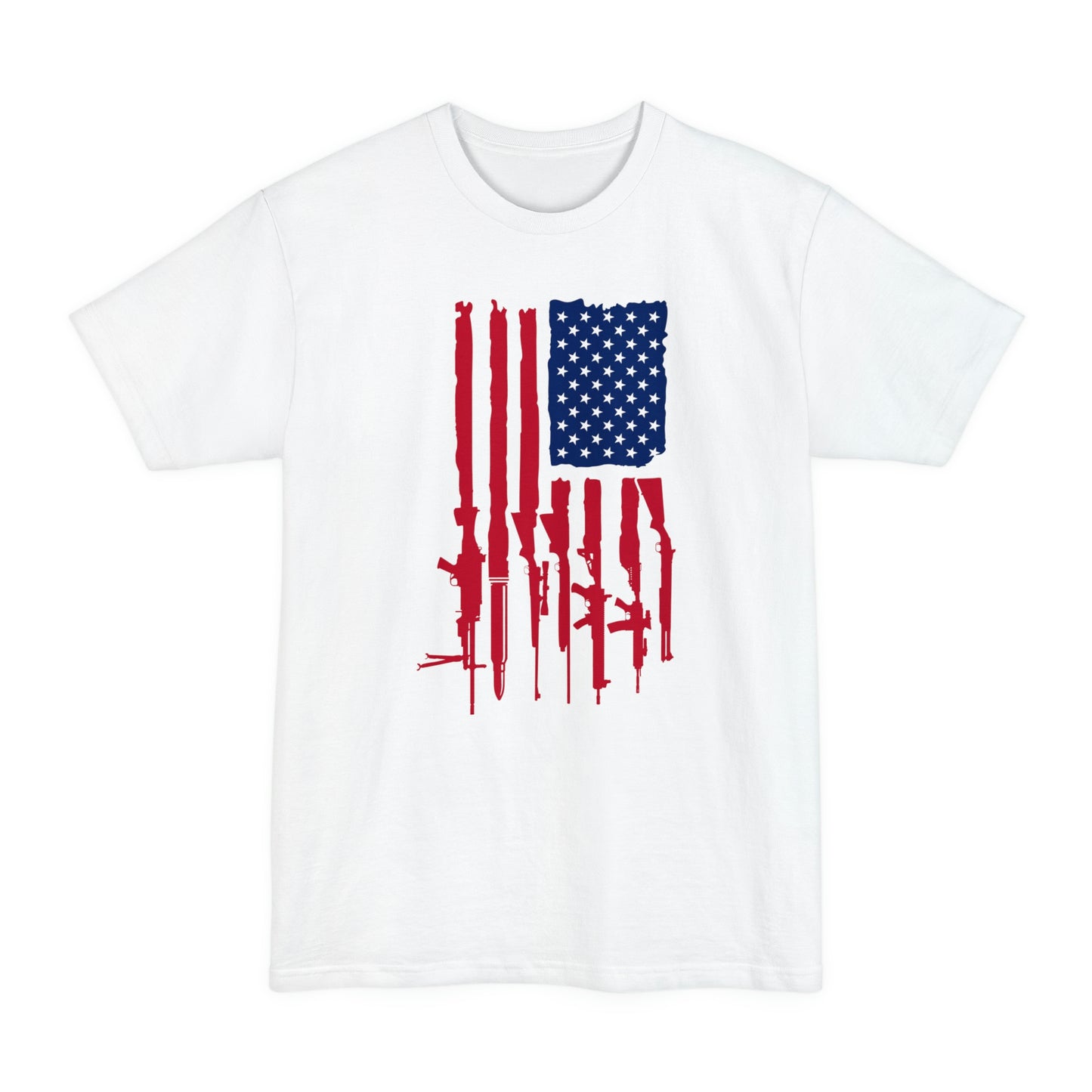 USA Gun Flag BIG AND TALL SIZES