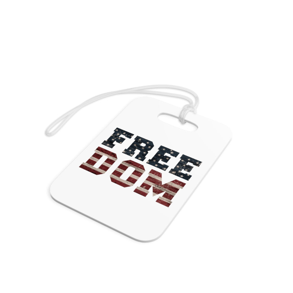 Freedom Luggage Tag, 1pcs