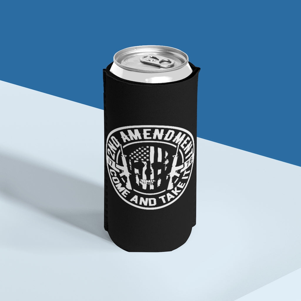 2nd Amendment: Come and Take It Koozie/Slim Can Cooler