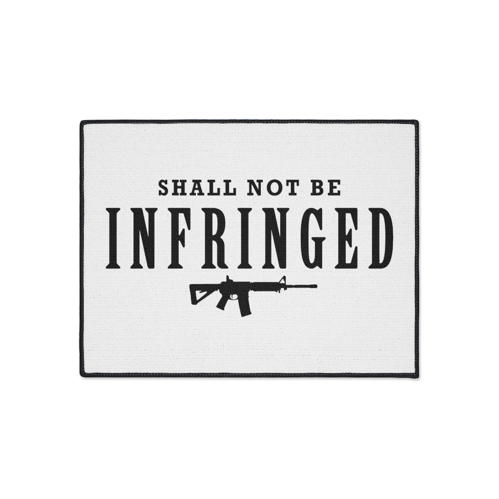 Shall Not Be Infringed Heavy Duty Door Mat