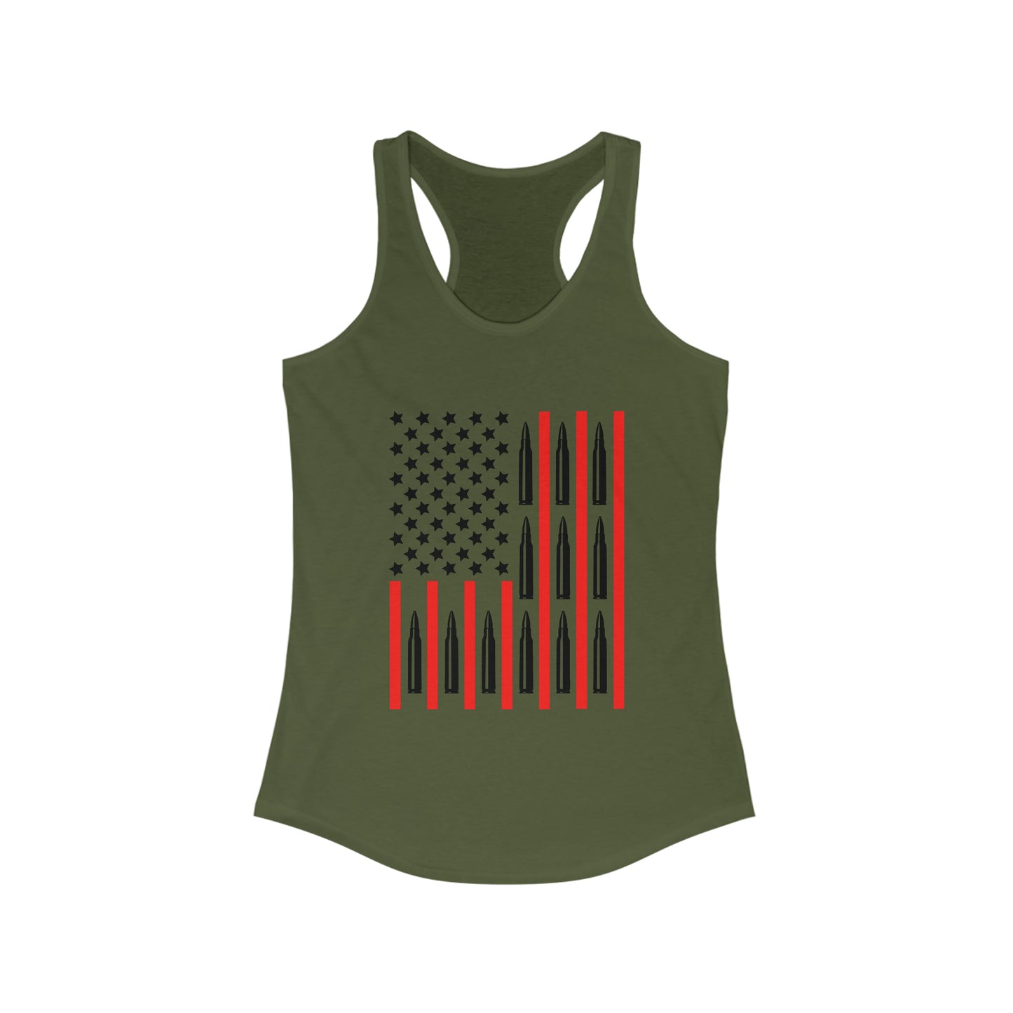 556 Ammo Flag Women's  Racerback Tank