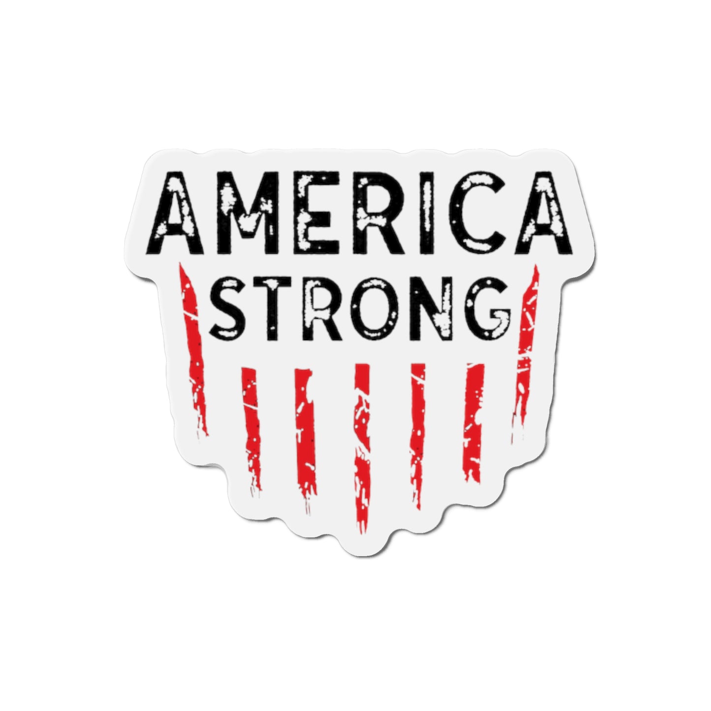 America Strong Die-Cut Magnet