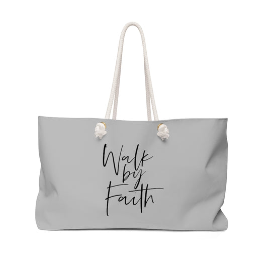 Walk By Faith Large Weekender Bag